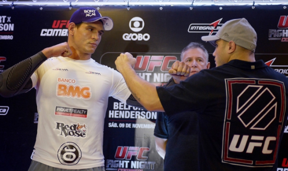 Os treinos abertos do UFC Fight Night no Combate: Belfort x Henderson (Foto: Alexandre Loureiro/ UFC)