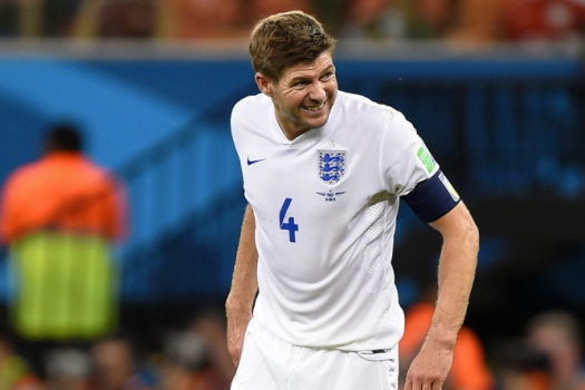 Inglaterra x Itália - Steven Gerrard (Foto: Fabrice Coffrini/AFP)