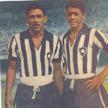 Garrincha e Amarildo - Botafogo (Foto: Divulgação/Site Oficial do Botafogo)