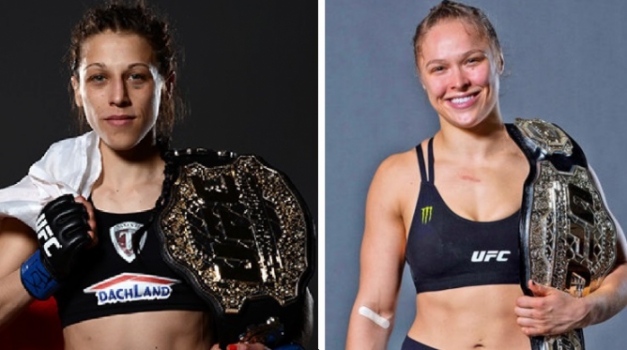 Joanna Jedrzejczyk e Ronda Rousey são amplas favoritas no UFC 193 (FOTOS: Reprodução)