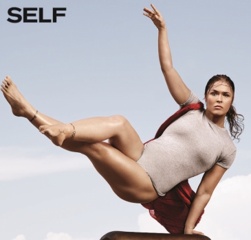 Ronda Rousey foi capa da revista Self (FOTO: Divulgação)