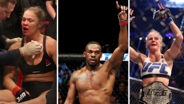 Ronda Rousey, Jon Jones e Holly Holm são destaques em rankings (FOTOS: Reprodução)