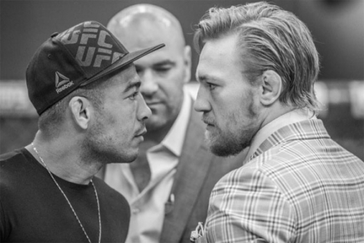 José Aldo encara Conor McGregor no UFC 194 (FOTO: Getty Images)