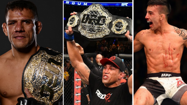 Dos Anjos, Werdum e Thomas Almeida
