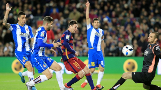 HOME - Barcelona x Espanyol - Copa do Rei - Messi (Foto: Pau Barrena/AFP)