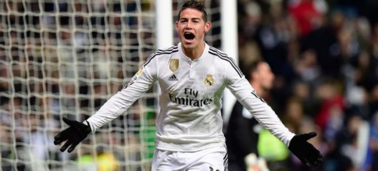 James RodrÃguez é o 10 do Real