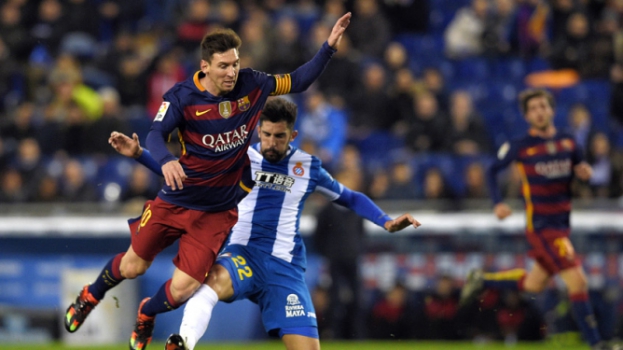 HOME - Barcelona x Espanyol - Copa do Rei - Messi (Foto: Lluis Gene/AFP)