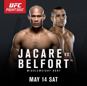 Jacaré x Belfort será realizado em maio (Foto: Reprodução / Instagram)