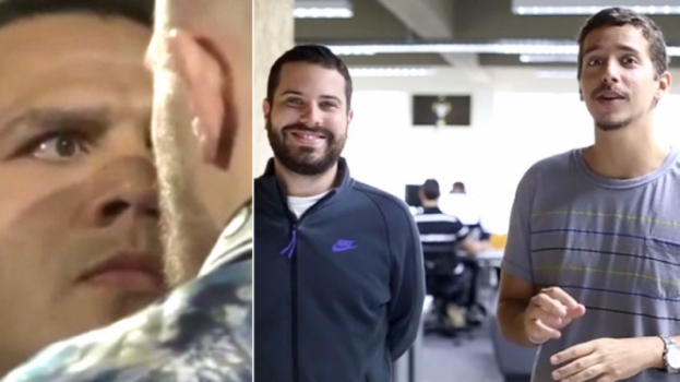 HOME - Comentário sobre primeira encara de Dos Anjos x McGregor (Foto: Reprodução)