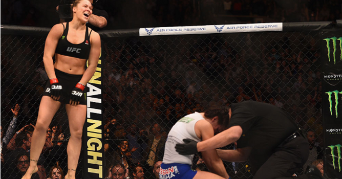 Ronda Rousey venceu na categoria "Melhor finalização do ano"