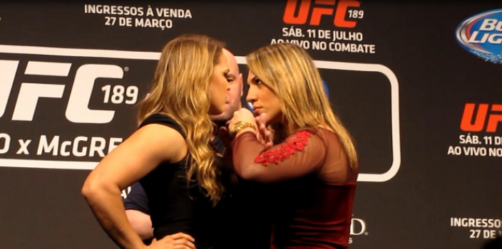 Ronda Rousey, Bethe Correia (FOTO: Luis Fernando Coutinho)