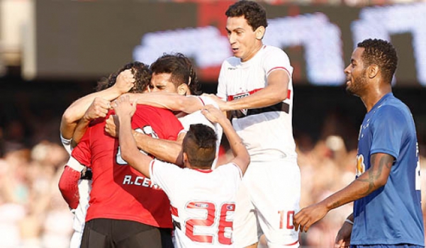 São Paulo x Cruzeiro - Gol de Rogério Ceni - Ganso (Foto: Miguel Schincariol/LANCE!Press)