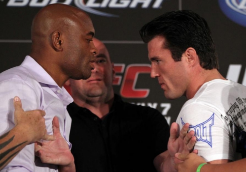Anderson Silva, Chael Sonnen (FOTO: Divulgação/UFC)