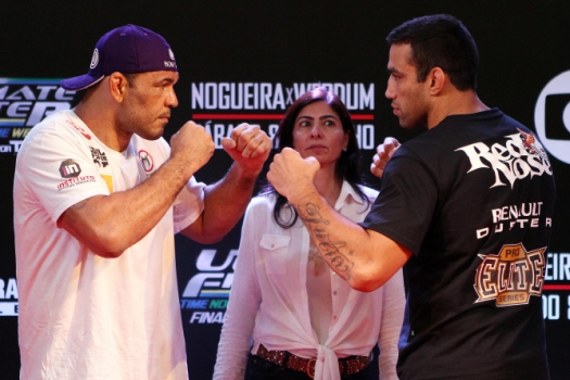 Rodrigo Minotauro e Fabricio Werdum (FOTO: Gaspar Nobrega/Inovafoto)