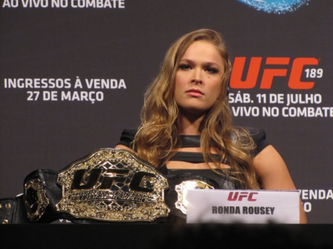 Ronda ROusey (FOTO: Dana White anunciou dois eventos no Brasil (FOTO: Luis Fernando Coutinho)