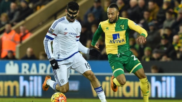 HOME - Norwich x Chelsea - Campeonato Inglês - Diego Costa (Foto: Ben Stansall/AFP)