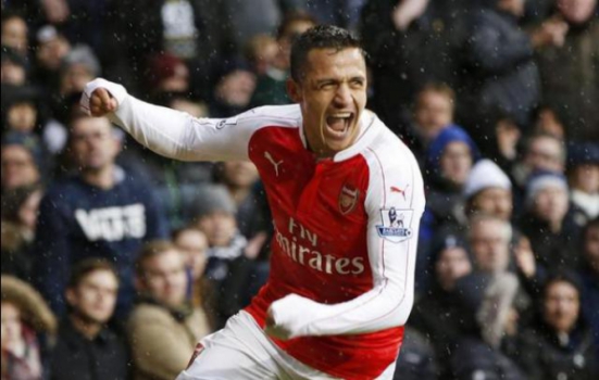 Tottenham x Arsenal - Gol Alexis Sánchez