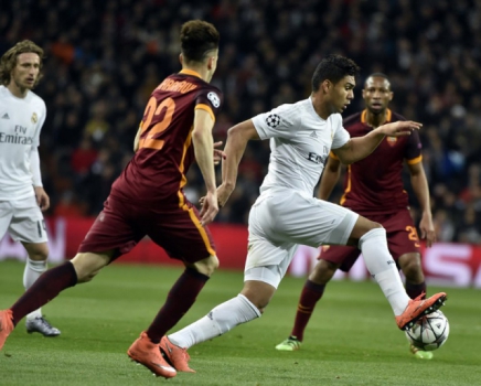Real Madrid x Roma (foto:JAVIER SORIANO / AFP)