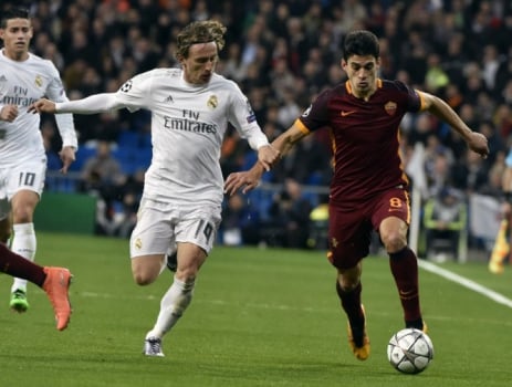 Real Madrid x Roma (foto:JAVIER SORIANO / AFP)