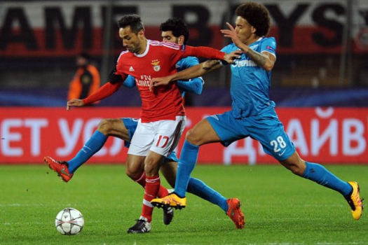 Zenit x Benfica (Foto: Divulgação)