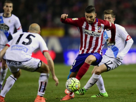 Atlético de Madrid x La Coruna (Foto: Javier Soriano/AFP)
