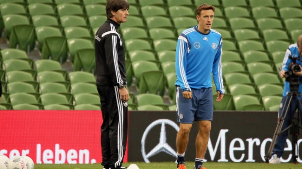 Max Kruse e Joachim Low - Alemanha (Foto: Divulgação / DFB)