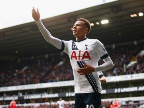 Tottenham x United - Gol Dele Alli