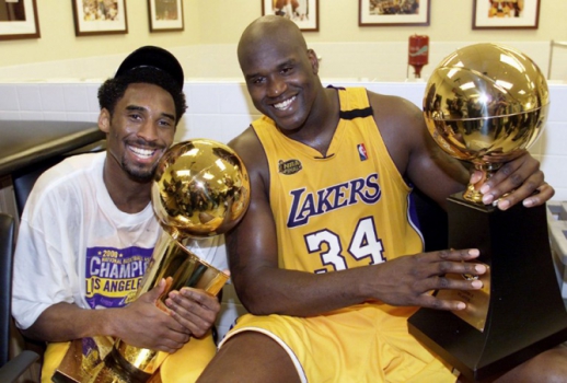 O primeiro título da NBA veio com seu parceiro Shaquille O'Neal, em 2000