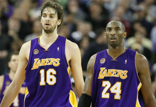 No final dos anos 2000, Kobe começou uma nova parceria de sucesso nos Lakers, com Kobe Bryant