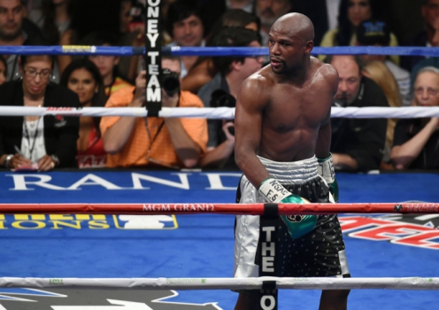 Floyd Mayweather (luta contra Andre Berto, no dia 12/09/15)