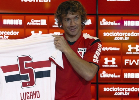 O ídolo uruguaio Lugano retornou ao São Paulo em 2016