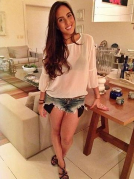 Carolina Sorrentino, filha do jogador Edmundo