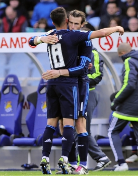 Bale e Lucas Vazquez - Real Sociedad x Real Madrid