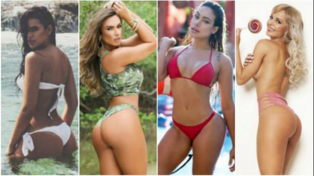 Montagem - Musas do Neymar