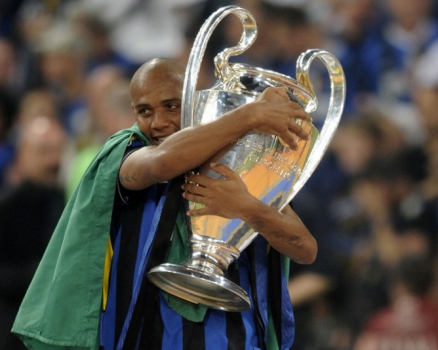 O lateral-direito Maicon também faturou a Liga dos Campeões em 2010 pela Inter