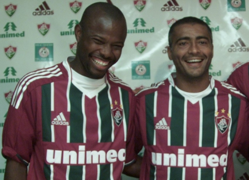 Fluminense - Romário e Marcão 2003 (foto:Ricardo Cassiano/Lancepress)