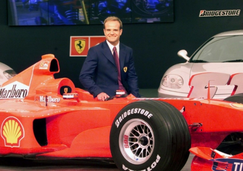 Em 2000, Rubens Barrichello se transferiu para a italiana Ferrari