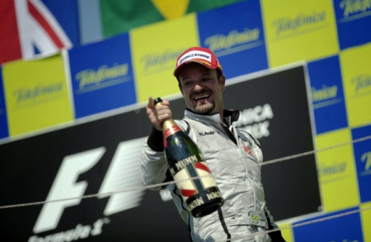 No GP da Europa de 2009, Rubinho voltou a vencer na Fórmula 1 após quatro anos