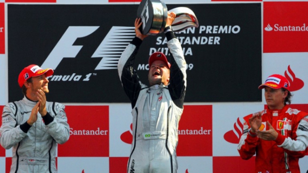 A última vitória de Rubens Barrichello na F-1 veio no GP da Itália de 2009, local onde mais ganhou na carreira