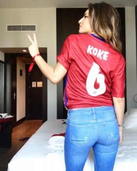 Beatriz Espejel - Mulher do Koke, jogador da Espanha