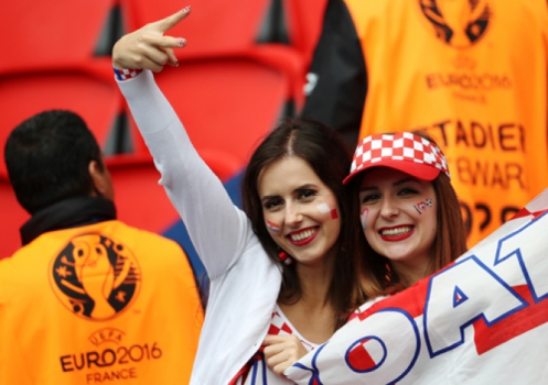 Mulheres da atual edição da Eurocopa - Croácia