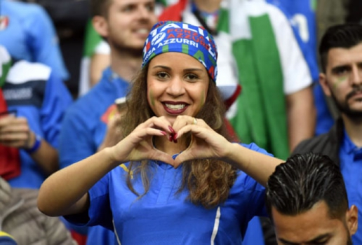 Mulheres da atual edição da Eurocopa - Itália