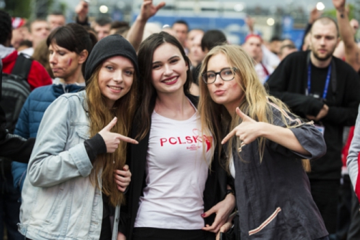 Mulheres da atual edição da Eurocopa - Polônia