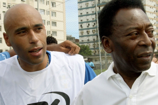 Pais e Filhos - Edinho e Pele (foto:Arquivo Lance)
