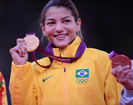 Olimpíadas 2012 - Londres - Ouro de Sara Menezes pelo judo Feminino