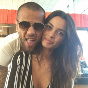 Dani Alves e Joana - Reprodução