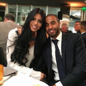 Lucas Moura e Larissa - Reprodução