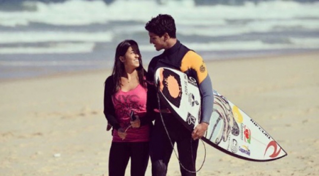 Gabriel Medina e Tayna - Reprodução