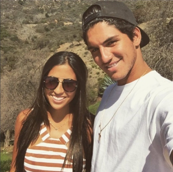 Gabriel Medina e Tayna - Reprodução