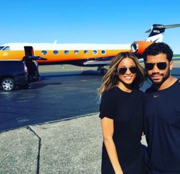 Russel Wilson e Ciara - Reprodução